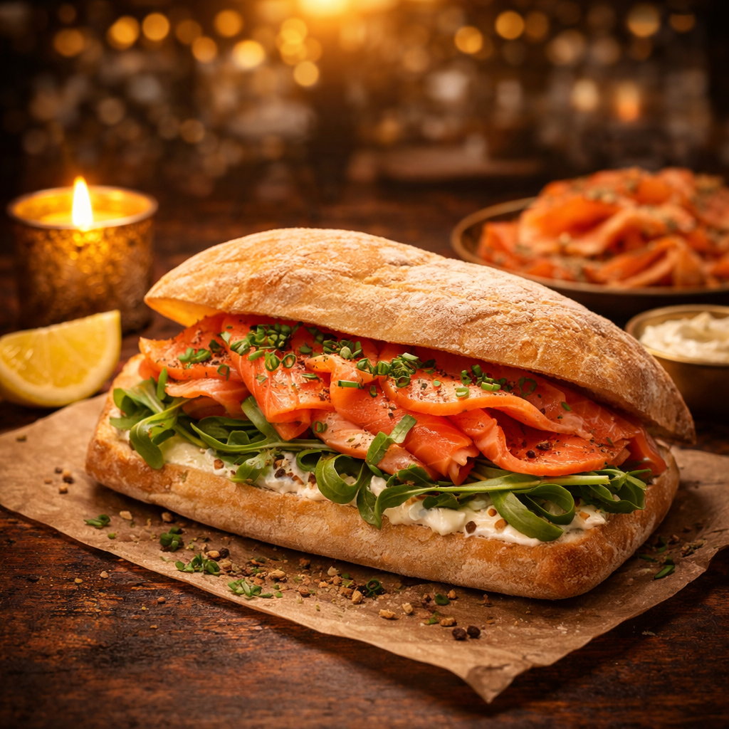 Lachs Sandwich